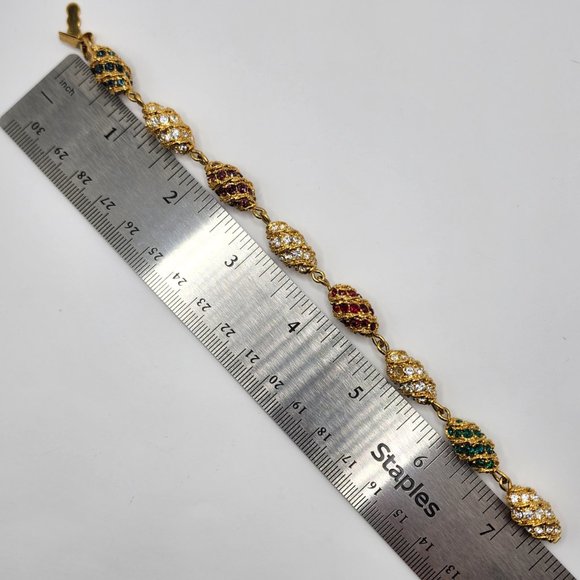 Camrose and Kross Jacqueline Bouvier Kennedy Recreation Egg Bracelet - Picture 2 of 8